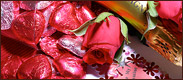 Link to special occasions page. The image is a of flowers and chapaine.